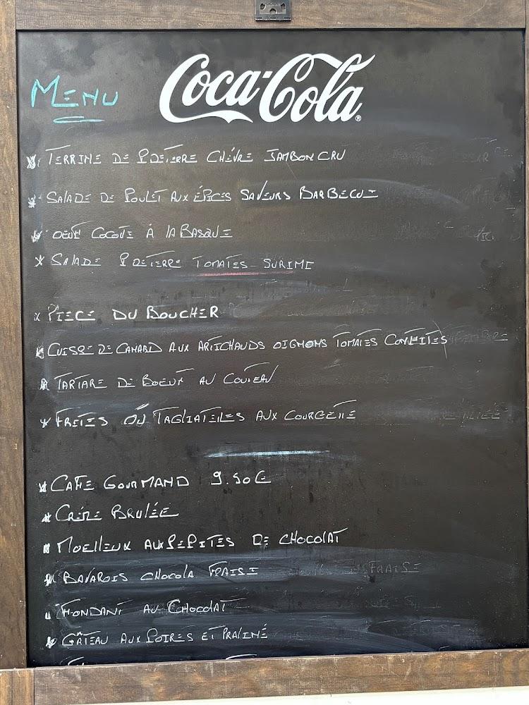 Bar-Restaurant le Rustic - Menu Image 2